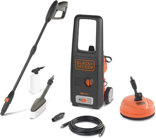 BLACK+DECKER Idropulitrice ad Alta Pressione BXPW1400PE con Patio Cleaner