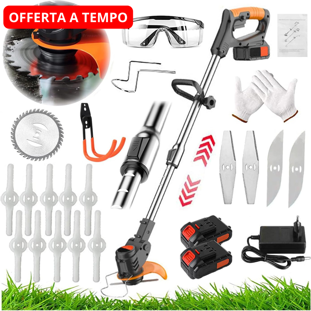 Decespugliatore Professionale a Batteria + Kit Accessori Omaggio